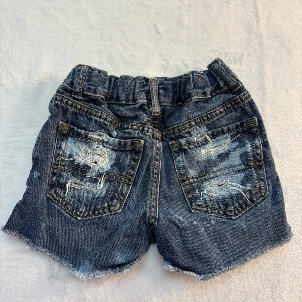 The Children’s Place Custom Distressed Boyfriend Shorts with adjustable waist